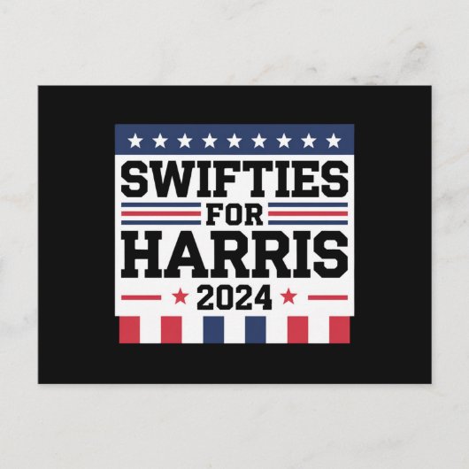 Kamala Harris 2024投票サポートのSwities ポストカード (正面)
