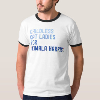 Kamala Harris 2024用の子どものいない猫レディース – Kama Tシャツ