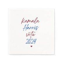 Kamala Harris 2024用ホワイトナプキンズ