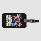 Kamala Harris 2024社会民主党投票ブルー ラゲッジタグ (正面横)