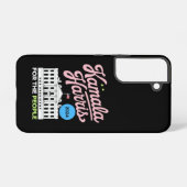 Kamala Harris 2024社会民主党投票ブルー Samsung Galaxyケース (裏面横)