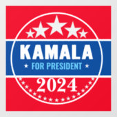 Kamala Harris 2024社長へ ウィンドウサイン (シート)