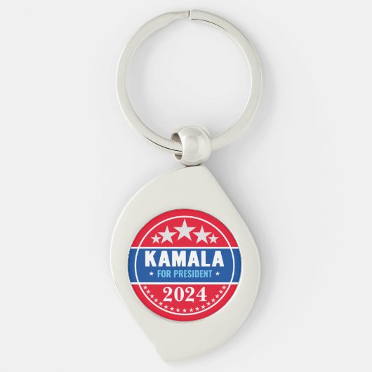 Kamala Harris 2024社長へ キーホルダー (正面)