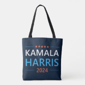 Kamala Harris 2024社長へ トートバッグ (裏面)