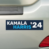 Kamala Harris 2024社長へ バンパーステッカー (車上)