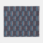 Kamala Harris 2024社長へ フリースブランケット (正面(横))