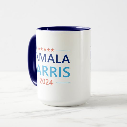 Kamala Harris 2024社長へ マグカップ (正面左)