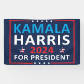Kamala Harris 2024社長へ – 2024年選挙 横断幕 (横)