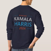 Kamala Harris 2024社長へ Tシャツ (裏面)
