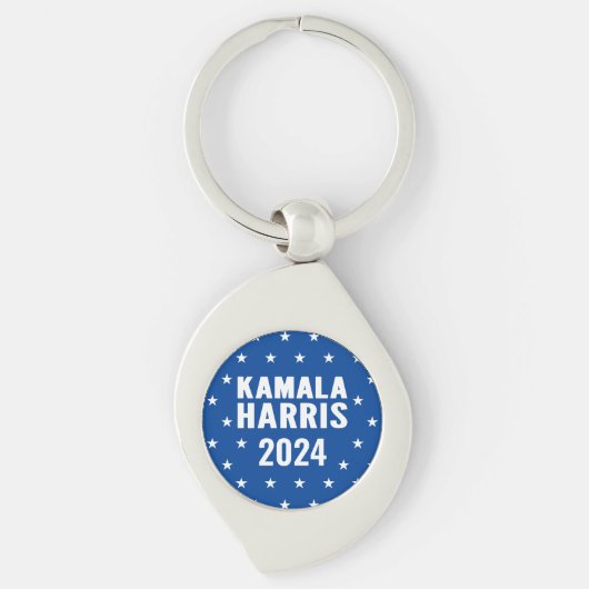 Kamala Harris 2024社長兼ボタン キーホルダー (正面)