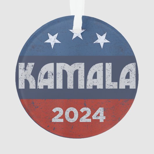 Kamala Harris 2024社長 オーナメント (裏面)