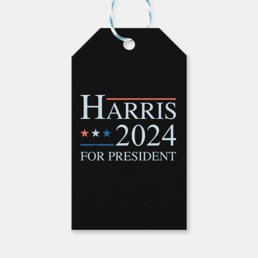 Kamala Harris 2024社長 ギフトタグ (正面)
