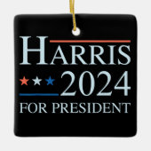 Kamala Harris 2024社長 セラミックオーナメント (正面)
