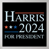 Kamala Harris 2024社長 ポスター (正面)