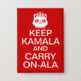 Kamala Harris 2024社長Calm On保プレジデントオ運ン 缶バッジ