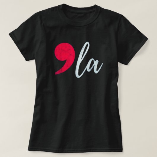 Kamala Harris 2024社長Comma La おもしろい Tシャツ (デザイン正面)