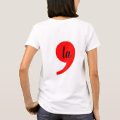 Kamala Harris 2024社長Comma La おもしろい Tシャツ (裏面)