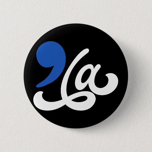 Kamala Harris 2024社長Comma La Madam 缶バッジ (正面)