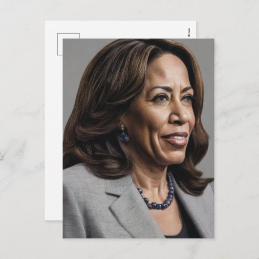 Kamala Harris 2024私の社長は黒くて美しい シーズンポストカード (正面/裏面)