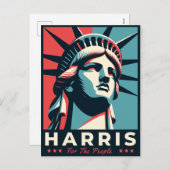 Kamala Harris 2024私の社長は黒くて美しい シーズンポストカード (正面/裏面)