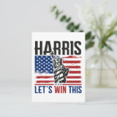 Kamala Harris 2024私の社長は黒くて美しい シーズンポストカード (スタンド正面)