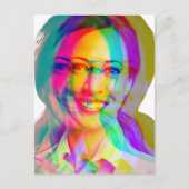 Kamala Harris 2024私の社長は黒くて美しい ポストカード (正面)