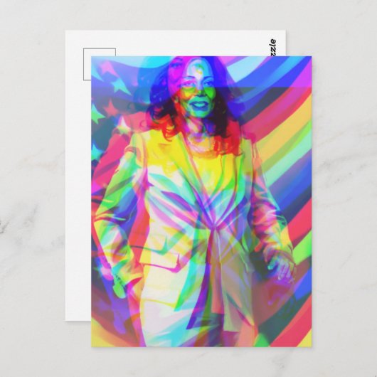 Kamala Harris 2024私の社長は黒くて美しい ポストカード (正面/裏面)