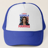 Kamala Harris 2024赤、白、青 キャップ (正面)