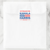 Kamala Harris 2024選挙の退役軍人 スクエアシール (バッグ)