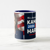 Kamala Harris 2024選挙収集可能写真 マグカップ (中央)