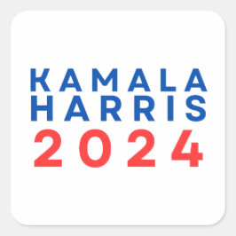 Kamala Harris 2024選挙大統領ののシール スクエアシール