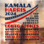 Kamala Harris 2024選挙民主党綱領 ウィンドウサイン (シート2)