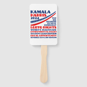 Kamala Harris 2024選挙民主党綱領 ハンドファン