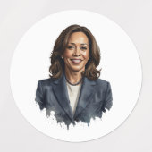 Kamala Harris 2024、アメリカ合衆国大統領 ラベル (デザイン2)