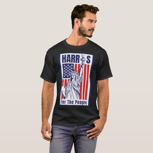 Kamala Harris 2024 – 人のために Tシャツ (正面フル)