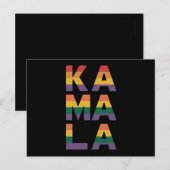 Kamala Harris 2024 虹の旗 ゲイ プライド LGBT  ポストカード (正面/裏面)