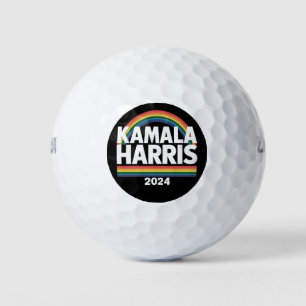 Kamala Harris 2024 虹 ゲイ プライド LGBT 選挙 ゴルフボール