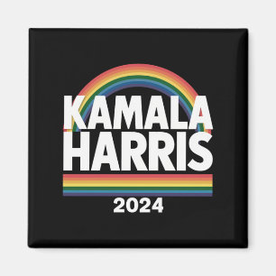 Kamala Harris 2024 虹 ゲイ プライド LGBT 選挙 マグネット