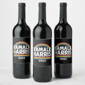 Kamala Harris 2024 虹 ゲイ プライド LGBT 選挙 ワインラベル (ボトル)
