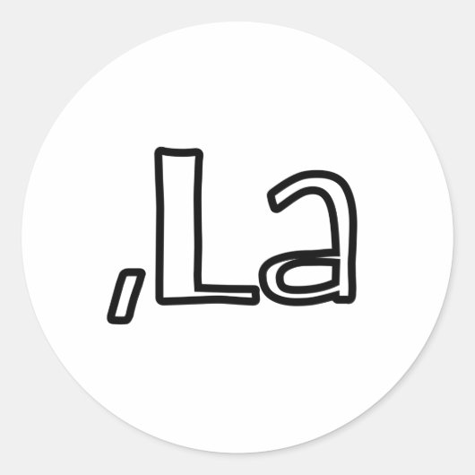 Kamala Harris 2024 Comma La Stickers ラウンドシール (正面)