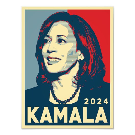 Kamala Harris 2024 Hopeポスター フォトプリント (正面)