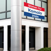 Kamala Harris 2024 Hugeの女性 横断幕 (ビルの外側)