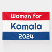 Kamala Harris 2024 Hugeの女性 横断幕 (横)