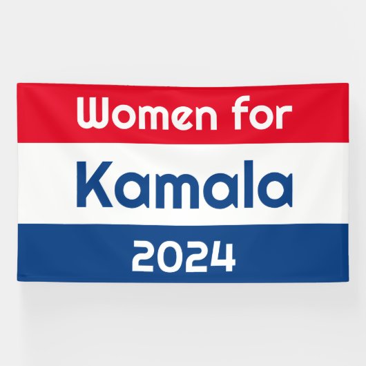 Kamala Harris 2024 Hugeの女性 横断幕 (横)