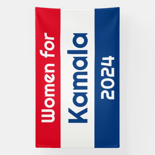Kamala Harris 2024 Hugeの女性 横断幕 (縦)