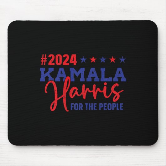 Kamala Harris 2024 Leadership With Purpose Premium マウスパッド (正面)