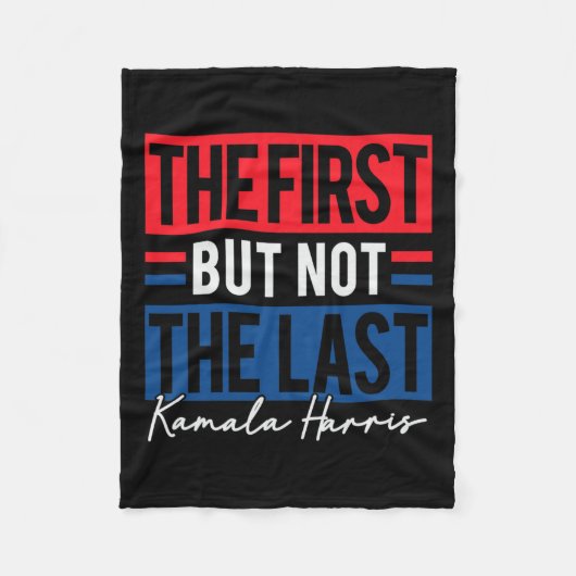Kamala Harris 2024 Madam President Kamala 47 Usa E フリースブランケット (正面)
