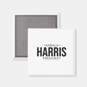 Kamala Harris 2024 Madam President Kamala 47 Usa E マグネット (正面/裏面)