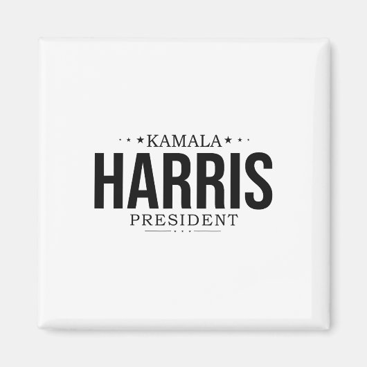 Kamala Harris 2024 Madam President Kamala 47 Usa E マグネット (正面)