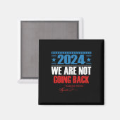 Kamala-harris 2024 Prのように戻らない マグネット (正面/裏面)
